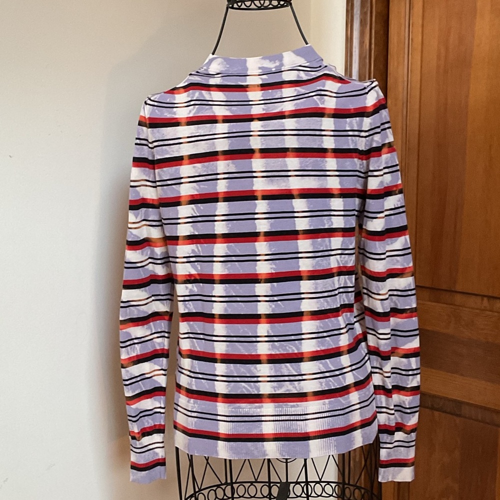 Proenza Schouler Striped Multicolor Long Sleeve Top, XS - Picture 4 of 9